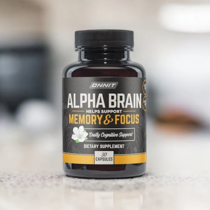 Onnit Alpha Brain bottle